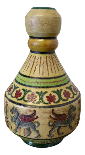 Italian Vase with Winged Guardians from Montopolyi Arno, 1950s