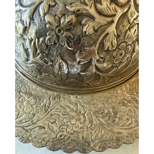 Mid 20th Century Vintage Silverplate Large Covered Serving Dish For Sale - Image 5 of 9