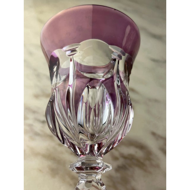 Vintage Lead Crystal Glasses, 1980s, Set of 6 For Sale - Image 10 of 13
