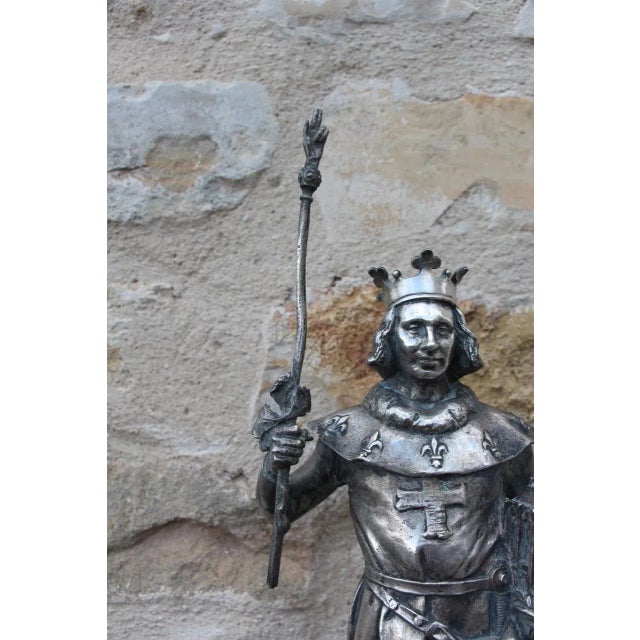 Emmanuel Fremiet, Saint Louis, 1800s, Bronze For Sale - Image 4 of 12