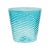 Modern Celerie Kemble Glassware for Chairish Twisty Cups in Dark Aqua with Celadon Rim, Set of 6 For Sale - Image 3 of 4