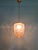 Art Deco Skyscraper Pendant Light in Frosted Pink Glass, 1920s For Sale - Image 4 of 14