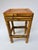 Vintage Bamboo Plant Stand Side Table Boho 20" For Sale - Image 6 of 11