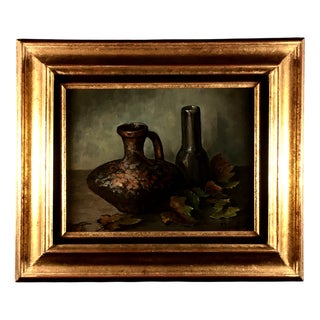 Pierre Jean Chaffrey, Still Life, 1950s, Oil on Canvas, Framed For Sale
