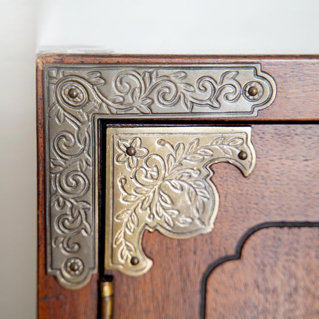 Mid 20th Century Antique Office Cabinet / Side Table For Sale - Image 5 of 6