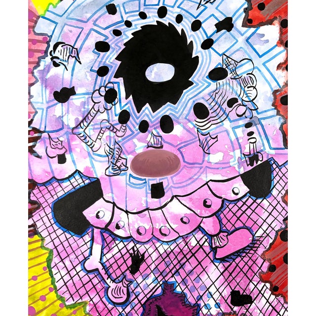 Paint Max Manning “Untitled (PPR 367)” Contemporary Abstract Colorful Geometric Patterned Painting, 2022 For Sale - Image 7 of 7