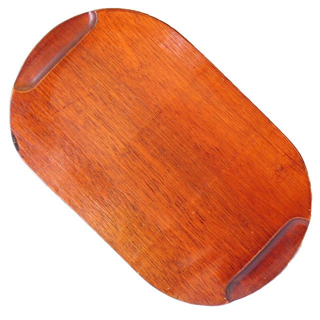Mid-Century Modern Artisan Made Oval & Rectangular Charcuterie / Cheese / Bread Boards, Pair For Sale - Image 3 of 5