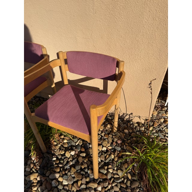 Pair (2) Danish Mid Century Arm Chairs by o.d. Møbler a/S (Oddense Maskinsnedkeri) For Sale - Image 9 of 12