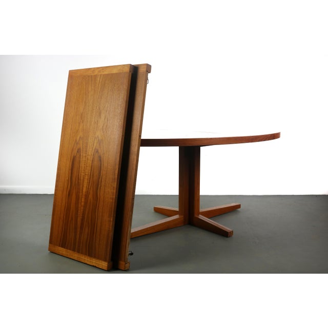Wood John Mortensen for Heltborg Mobler Dining / Conference Table in Teak For Sale - Image 7 of 10