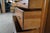 Wood Mid Century Modern Boho Chic Mahogany Buffet & Hutch Bookcase Display Cabinet For Sale - Image 7 of 16
