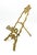 Brass Vintage Ornate Floral Brass Display Easel — Rococo Revival / Hollywood Regency / French Traditional For Sale - Image 8 of 9