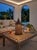 Vintage Moroccan-Style Pierced Brass Table Lantern Lamp For Sale - Image 9 of 12