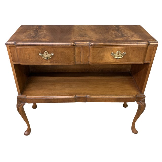 Burr Walnut Side Cabinet, 1910s For Sale