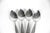 Matching set of 4 tea spoons stainless steel flatware from the sixties. This is the Venetia pattern by Oneida Community...