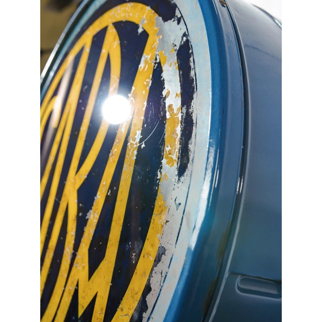 Art Deco Double-Sided Illuminated Radio Dealer Sign for Saba, Germany, 1930s For Sale - Image 9 of 18