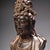Vintage Chinese Gilded Bronze Guanyin Bodhisattva Bust, Partial Figure Sculpture For Sale - Image 10 of 10