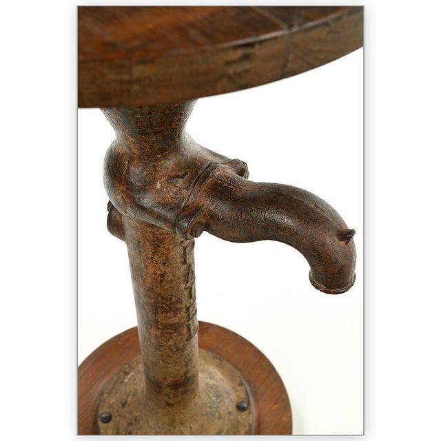 Water Fountain Converted into Sellette Table For Sale - Image 3 of 5