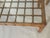 1950s Elegant 1950 Mid Century Modern Bamboo W Glass Coffee Table For Sale - Image 5 of 5