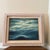 Blue 1952 Original Oil on Seascape Ocean Canvas Painting by Yukio Setoguchi, Framed For Sale - Image 8 of 10