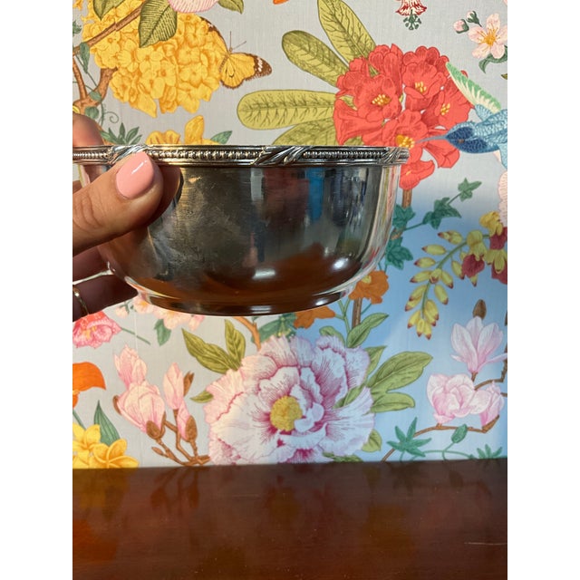 Add this Reed and Barton Silver Plated Serving Bowl. Minor signs of wear.