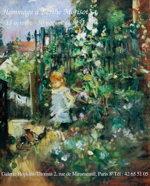 Petite Fille Dans Le Jardin Poster after Berthe Morisot