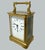 French Antique French Ormolu Gilt Bronze Brass Miniature Mantle Clock Jackson Paris 19c For Sale - Image 3 of 12