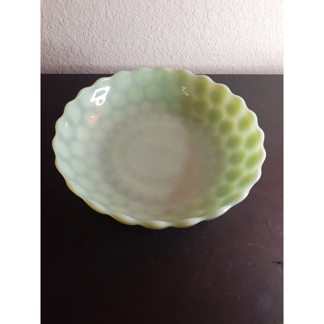 Vintage 1940s Anchor Hocking Fire King Jadeite Bubble Bowl Chairish