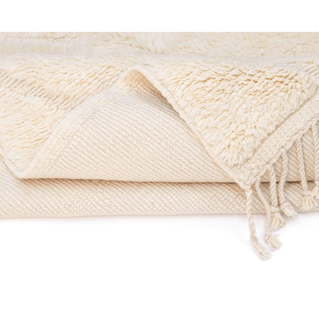 Hand-Knotted Wool Rug by Azele Studio For Sale - Image 6 of 9