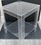 Mid-Century Modern MCM Hollywood Regency Clear Lucite Acrylic Two-Tier Square Side Table For Sale - Image 3 of 7