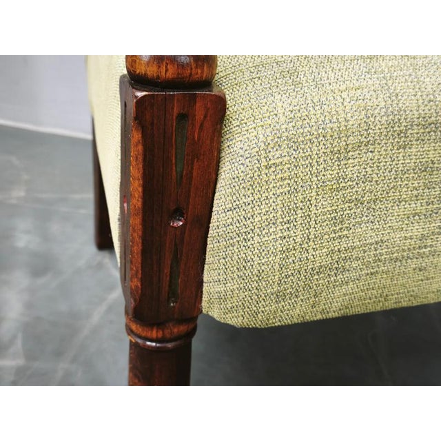 Art Deco Beech Wood Armchair, Czechoslovakia, 1930s For Sale - Image 10 of 15