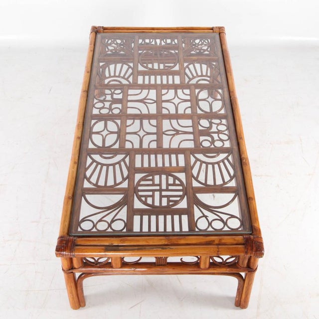 Vintage Rattan Coffee Tables, 1970s, Set of 3 For Sale - Image 9 of 18