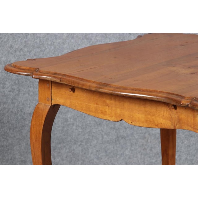 Small Rococo Style Table in Cherrywood, 1850s For Sale - Image 12 of 18