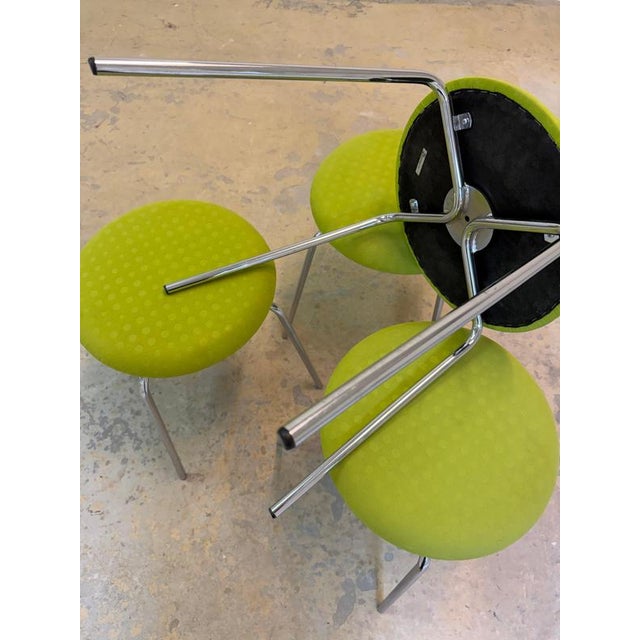 Green Upholstered Pastillo Stool by Ulla Christiansson for Karl Andersson & Söner For Sale - Image 6 of 11