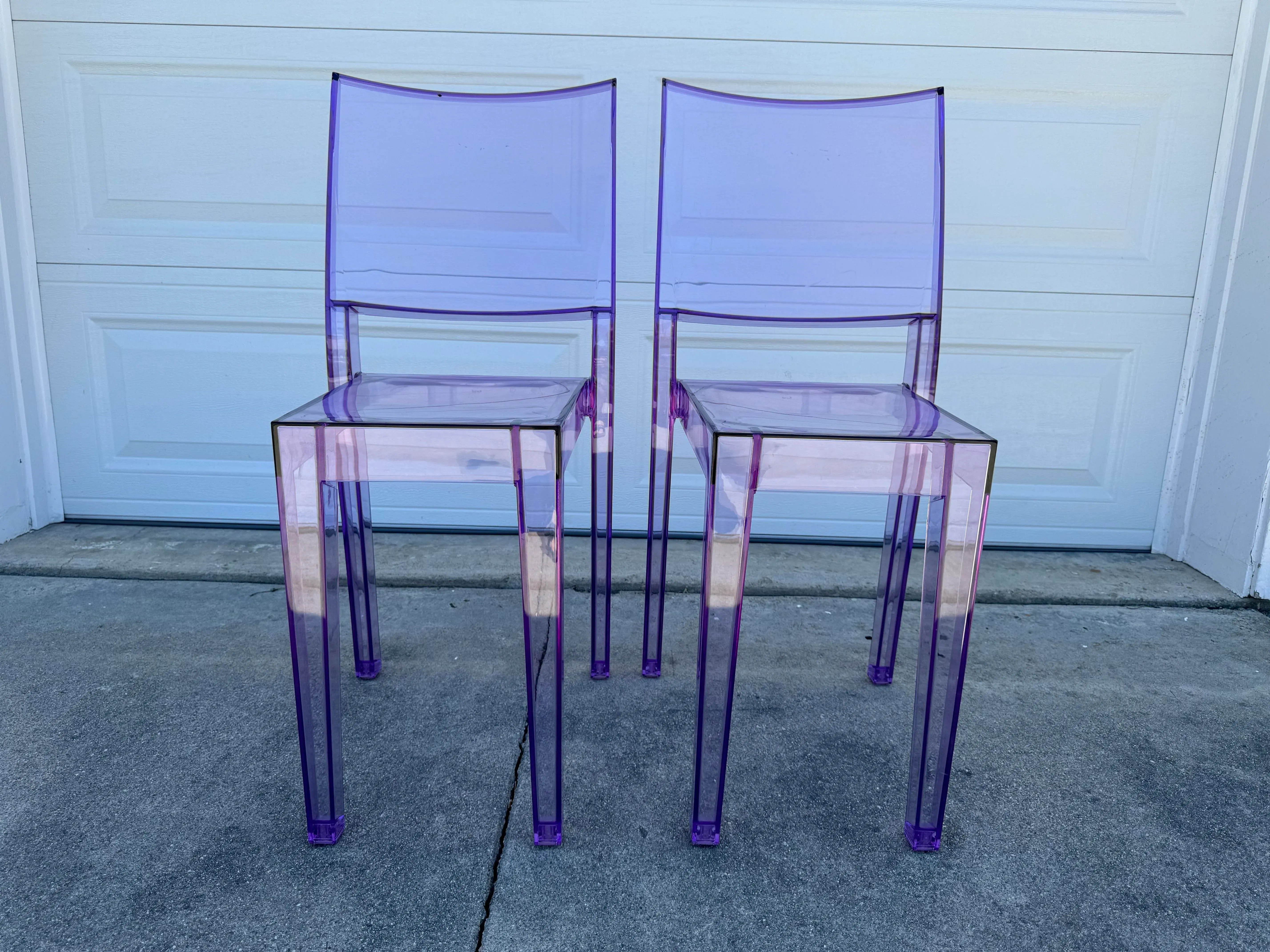Kartell FPE chair 紫色 35d459535ee0961222b4357aca6491