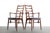 Mid-Century Modern Set of 8 Danish Modern Teak Ladder Back Niels Koefoeds Dining Chairs Hornslet For Sale - Image 3 of 12