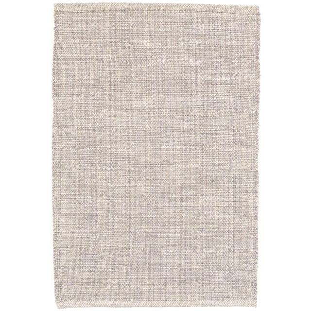 Dash & Albert Dash & Albert by Annie Selke Marled Grey Woven Cotton Rug, 7' 6" x 9' 6" For Sale - Image 4 of 4