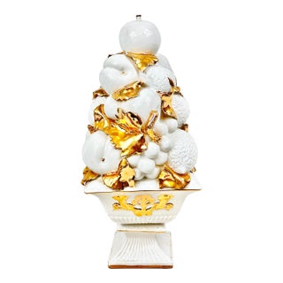 Vintage Italian Faux Fruit Topiary For Sale