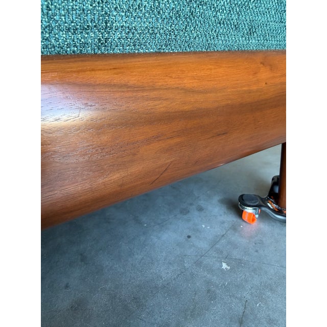 Mid Century Fully Restored Adrian Pearsall Style Gondola Sofa For Sale - Image 9 of 12