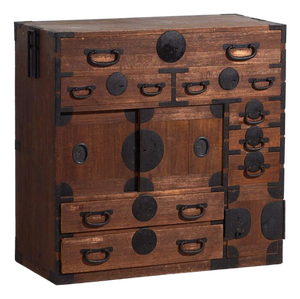 Japanese Tansu Cabinet in Wood