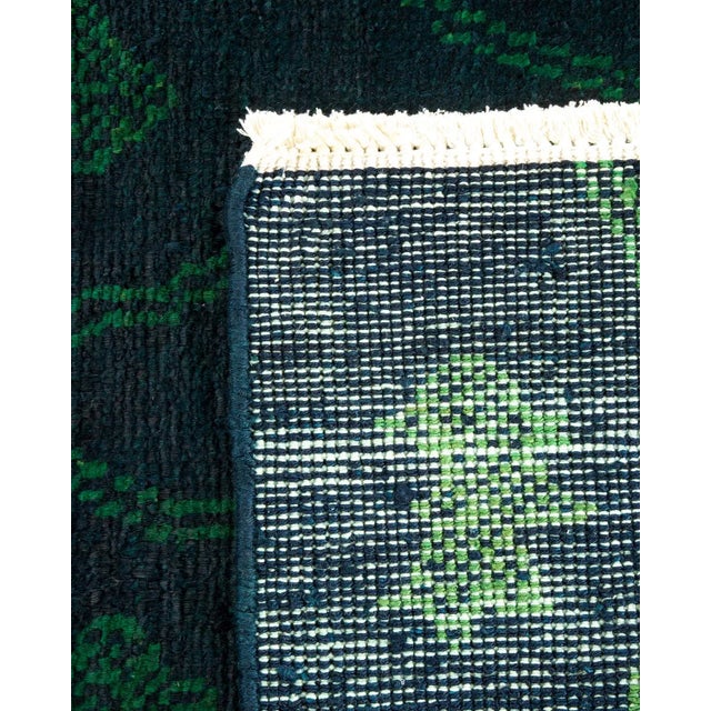 2000 - 2009 Moroccan Hand-Knotted Area Rug - Black, 3' 3" x 5' 0" For Sale - Image 5 of 8