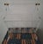 Metal Magazine Rack in Acrylic and Brass, 1970s For Sale - Image 7 of 10
