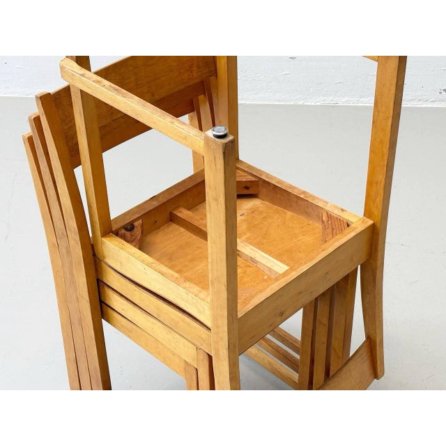 Orchestra Chairs by Sven Markelius, 1940s, Set of 4 For Sale - Image 15 of 18