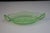 Art Deco Early 20th Century Art Deco Green Uranium Depression Glass Oval 2 Handle Serving Bowl For Sale - Image 3 of 10