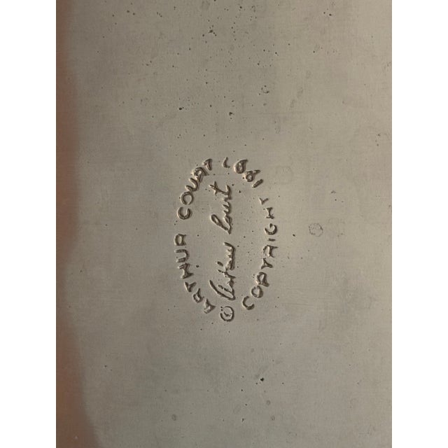 1991 Arthur Court Coastal Crab Cast Aluminum Rectangular Serving Tray For Sale - Image 10 of 10
