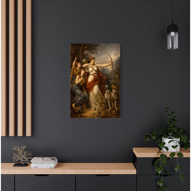 Atelier Aria Lumae Artemis Huntress of the Crescent Moon Fine Art Gallery Board Print For Sale - Image 11 of 13