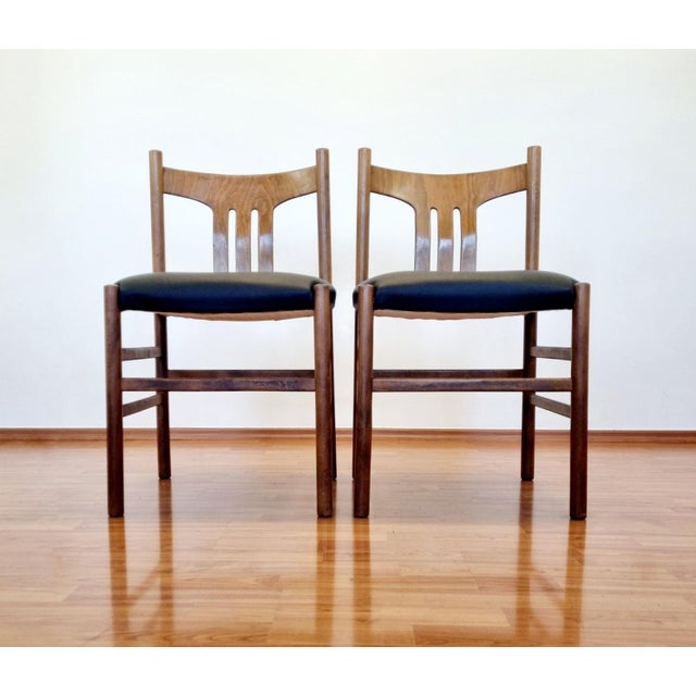Mid-Century Modern Scandinavian Dining Chairs, 1960s, Set of 4 For Sale - Image 4 of 12