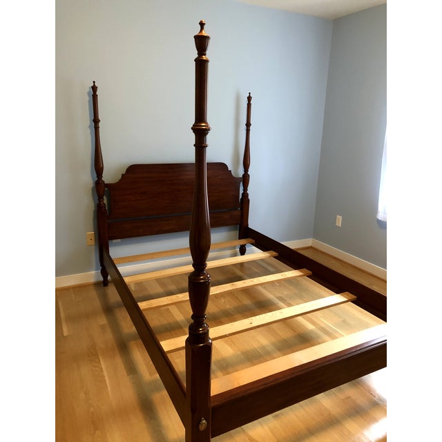 Henkel Harris Henkel Harris Full/Double Bed in Black Cherry For Sale - Image 4 of 9