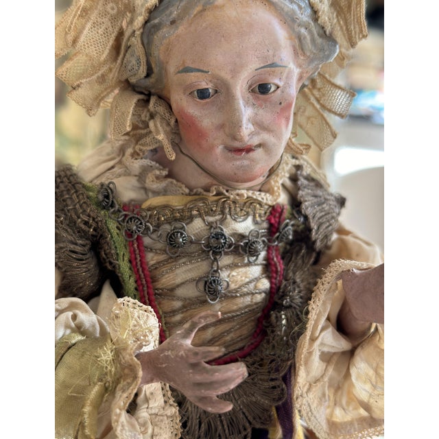 Neapolitan Nativity Woman in Traditional Dress Figure, 1780s For Sale - Image 10 of 18