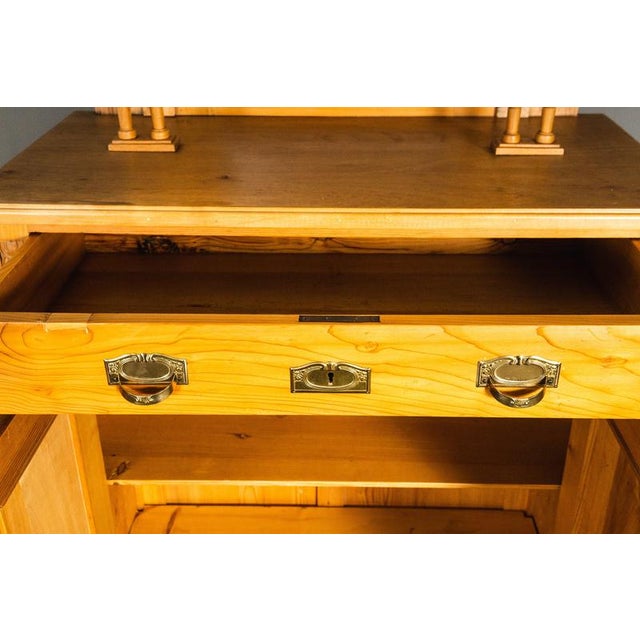 Art Nouveau Sideboard with Upper Section, Set of 2 For Sale - Image 13 of 18