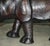 Large Antique Leather Rhino Ottoman by Dimitri Omersa for Libertys of London, 1925 For Sale - Image 13 of 18